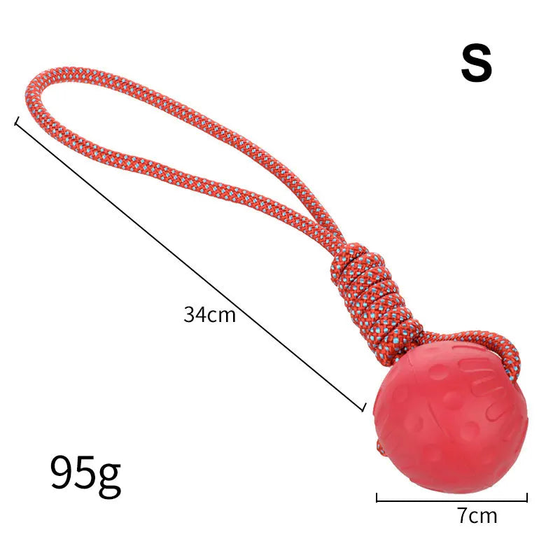 HOOPET Bite-Resistant Rubber Dog Ball